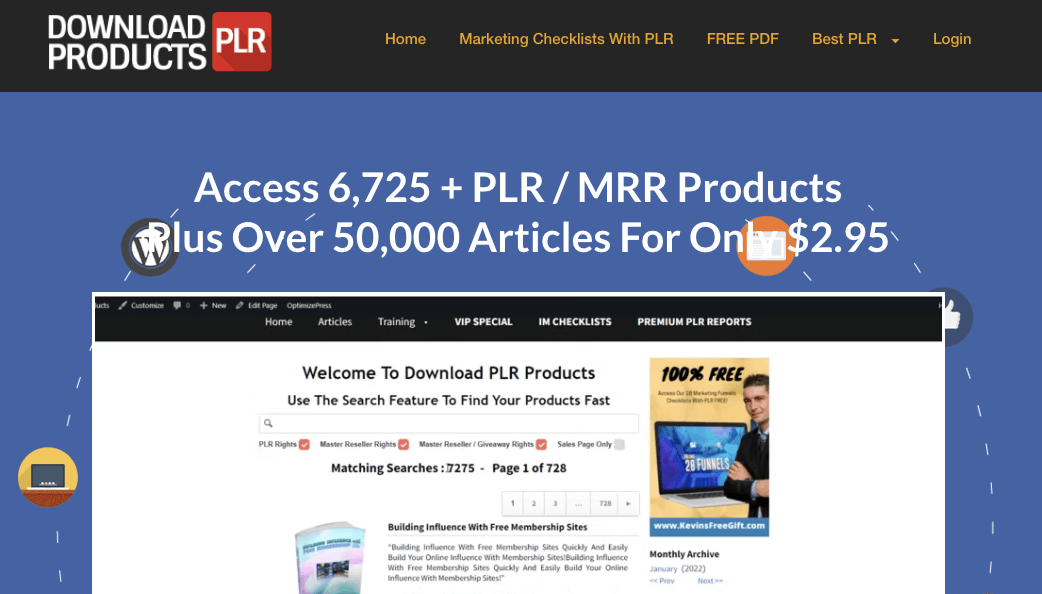 the best plr websites - DownloadPLRProducts