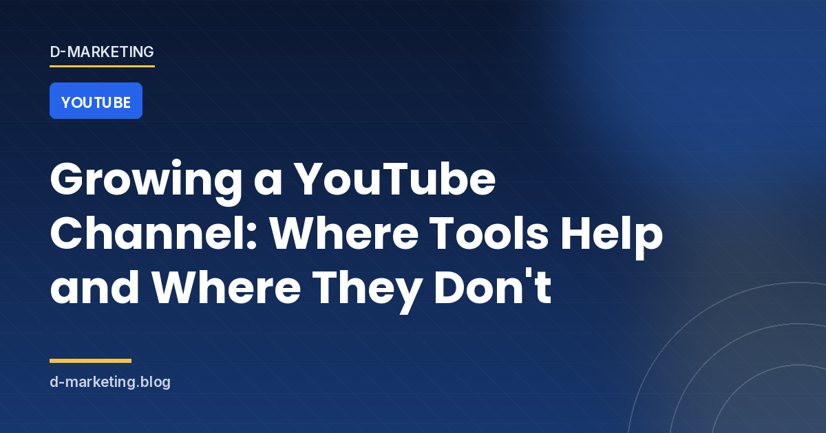 YouTube analytics and channel growth planning