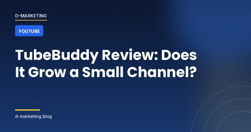 TubeBuddy tools for YouTube creators