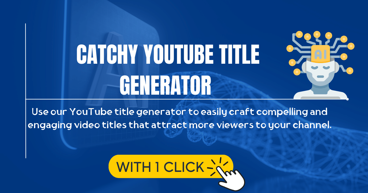 youtube video title and description generator