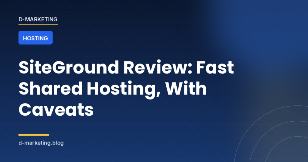 SiteGround hosting dashboard showing site tools and speed settings