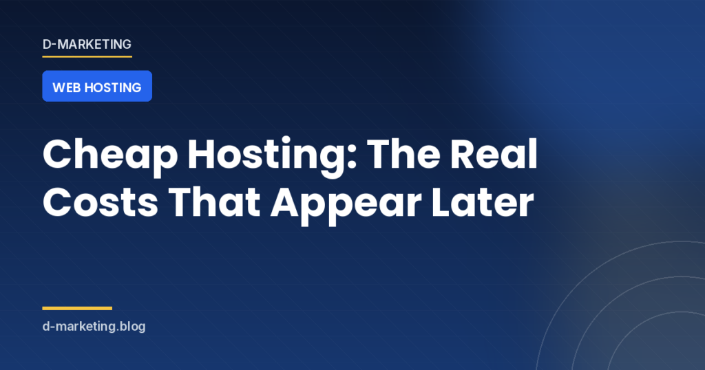 Cheap hosting: where renewal jumps, overage fees and add-on charges appear