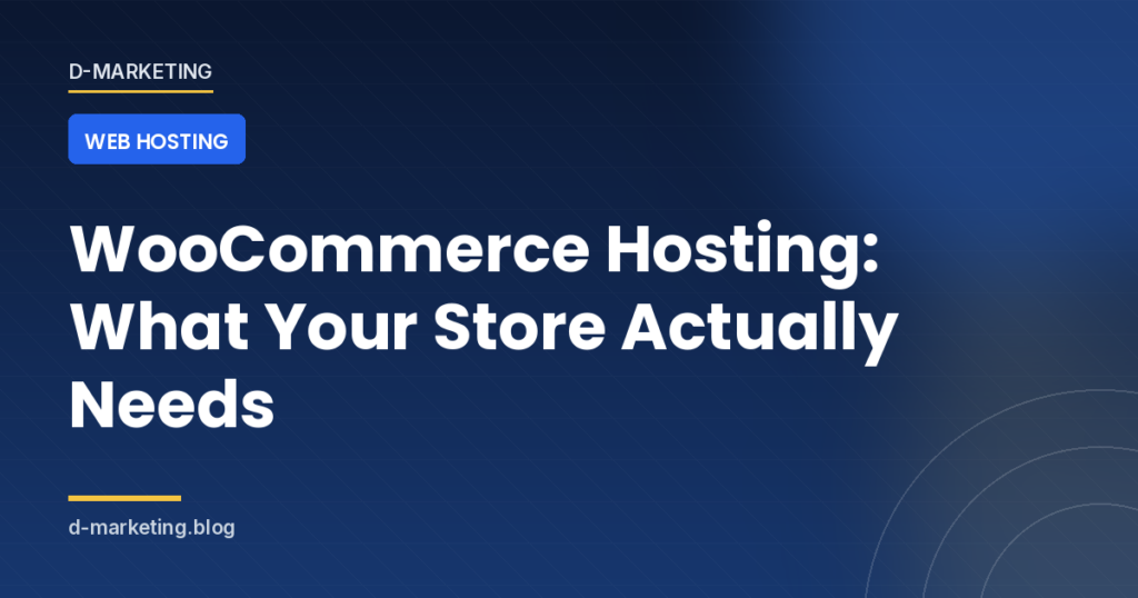 WooCommerce hosting: comparing shared, managed, VPS and cloud plans by store size