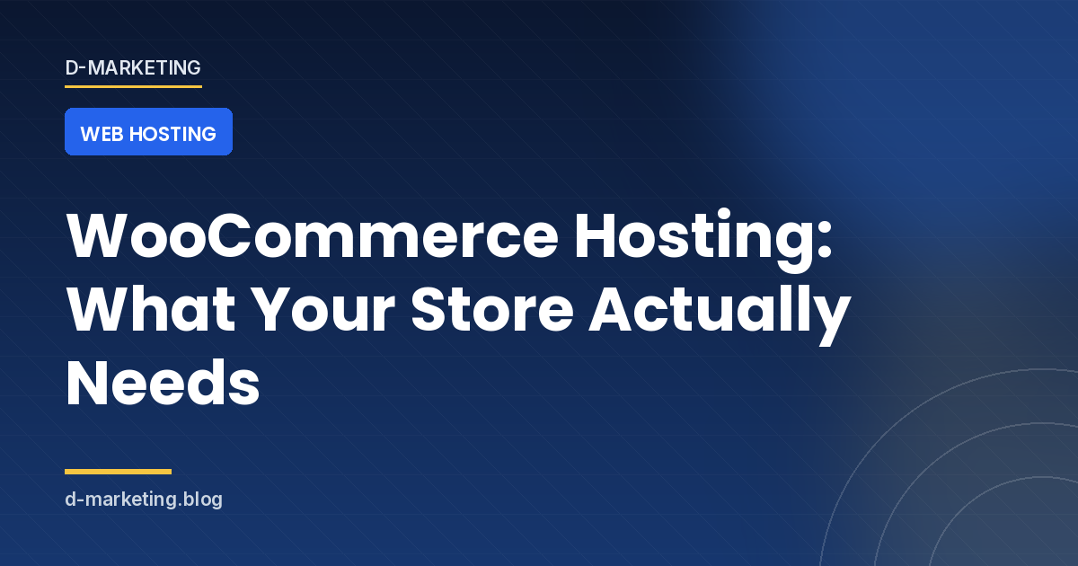 WooCommerce hosting: comparing shared, managed, VPS and cloud plans by store size