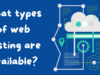 types of web hosting